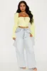Ivy Corset Top - Yellow sold by Fashion Nova