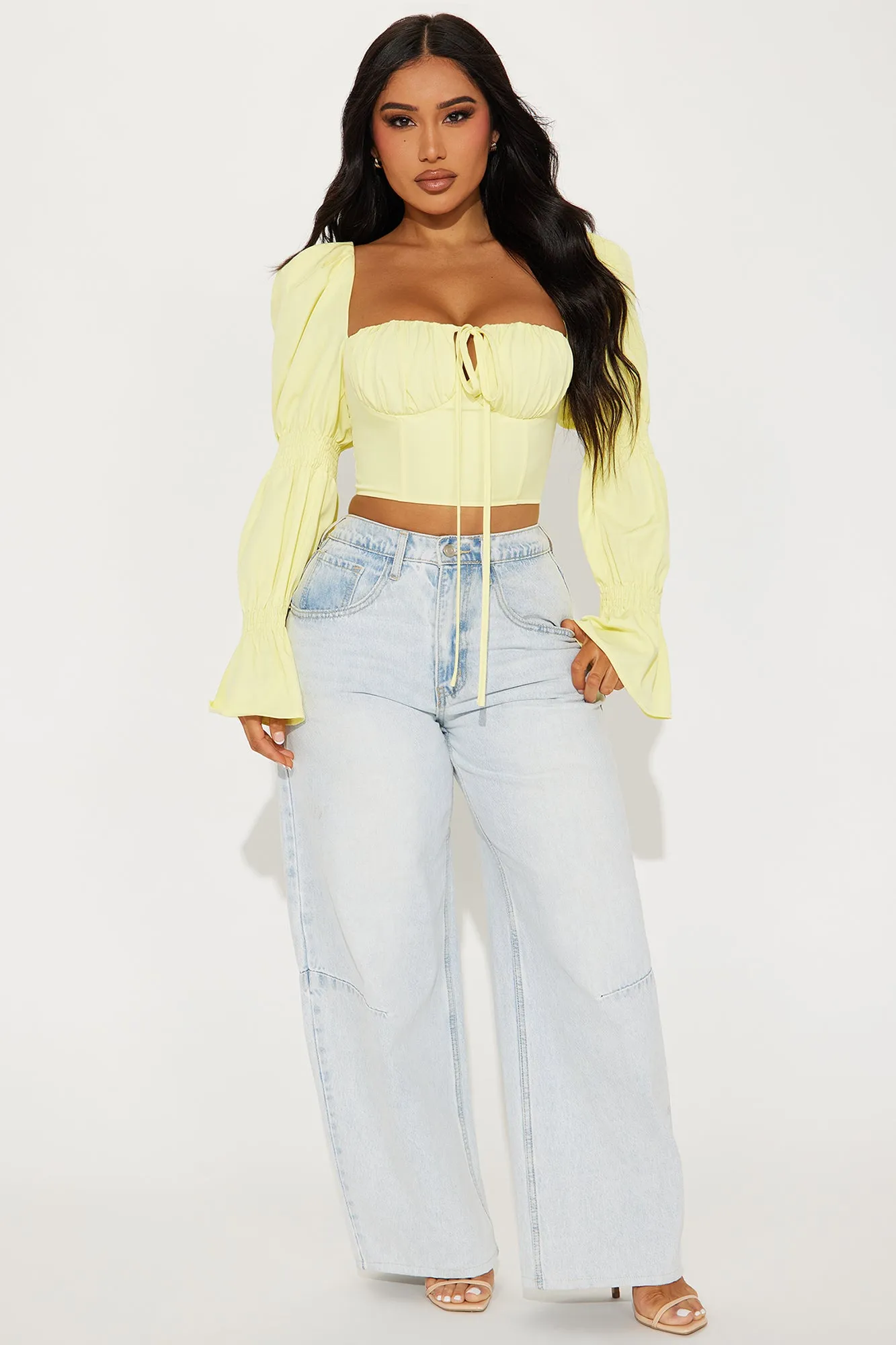 Ivy Corset Top - Yellow sold by Fashion Nova product image thumbnail 2