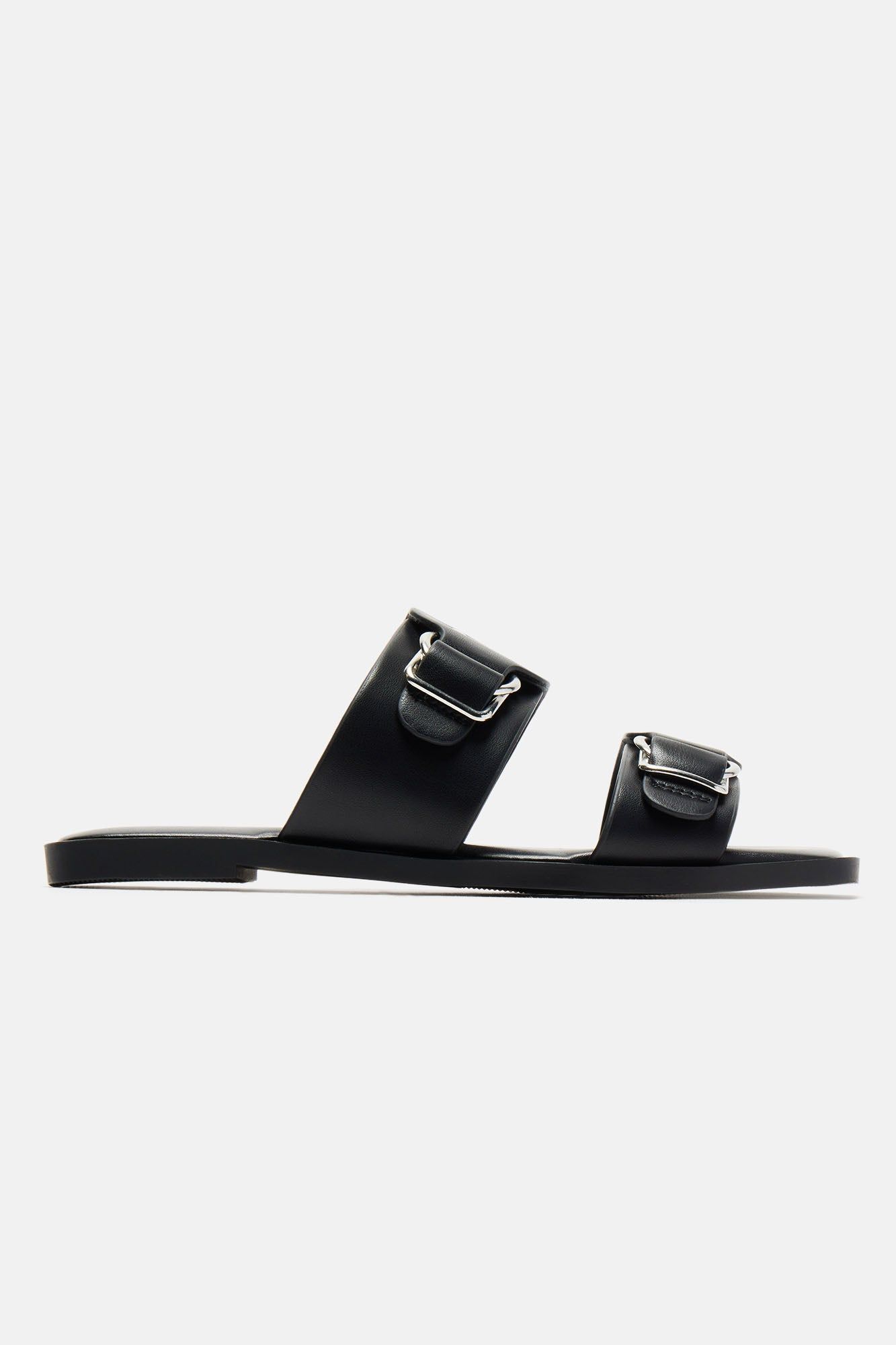 Have Fun With It Sandals - Black sold by Fashion Nova product image thumbnail 4