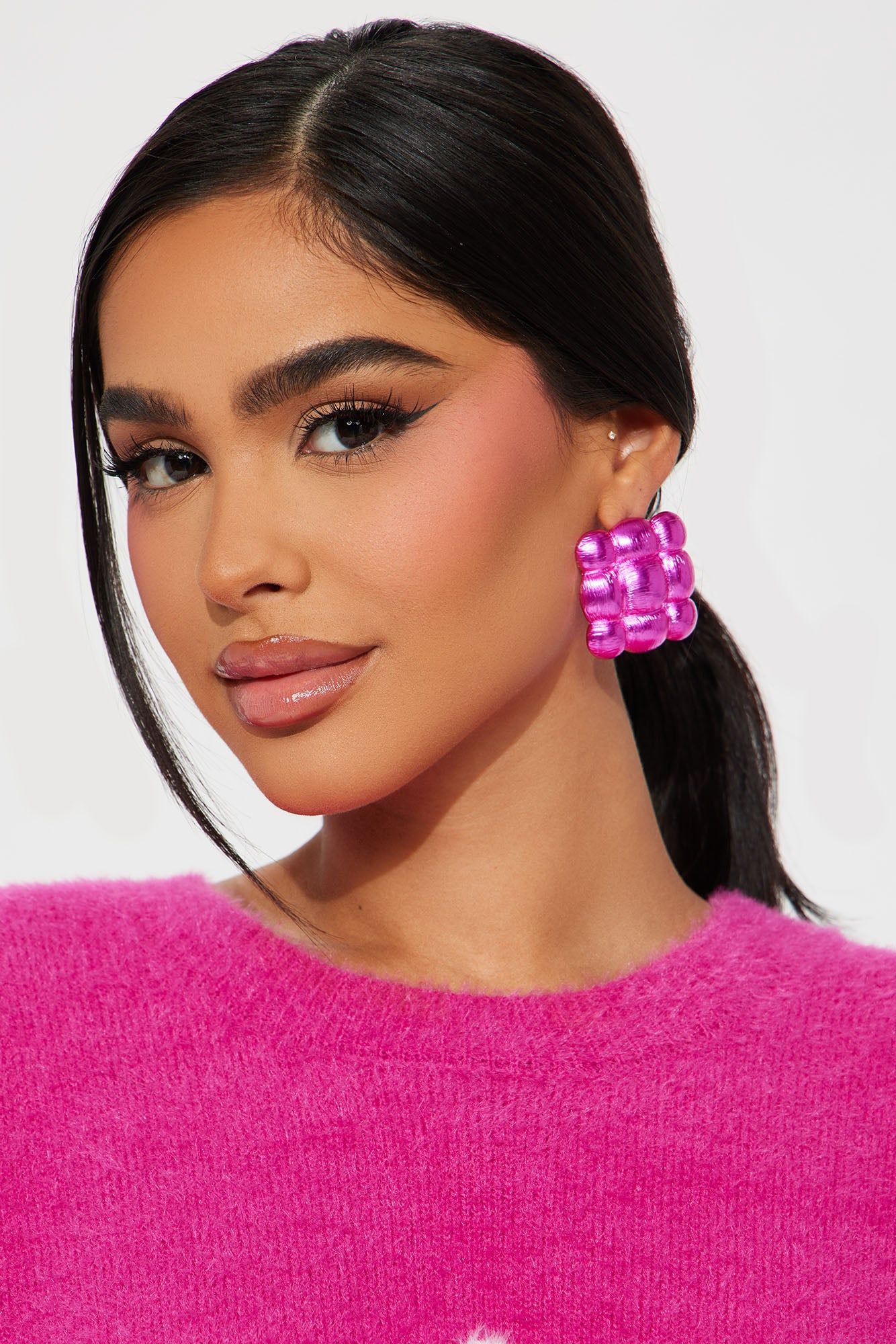 Pop It Earrings - Pink sold by Fashion Nova product image thumbnail 2