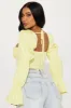Ivy Corset Top - Yellow sold by Fashion Nova