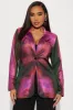 A Lot To Handle Blazer - Fuchsia/combo sold by Fashion Nova