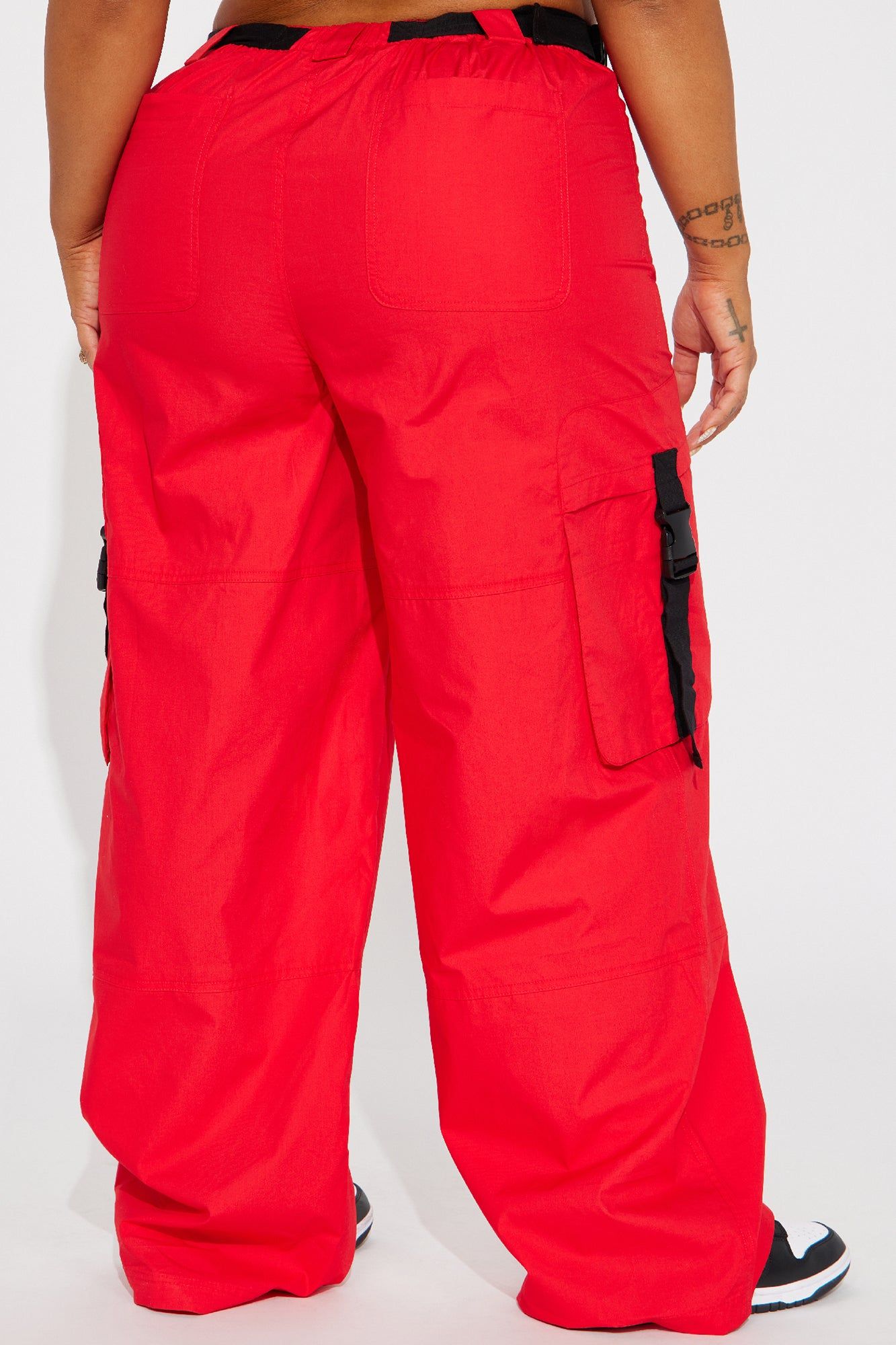 Keep It On The Low Cargo Pant - Red sold by Fashion Nova product image thumbnail 7