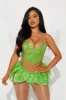 Sweet Sultry Fairy 5 Piece Costume Set - Green sold by Fashion Nova