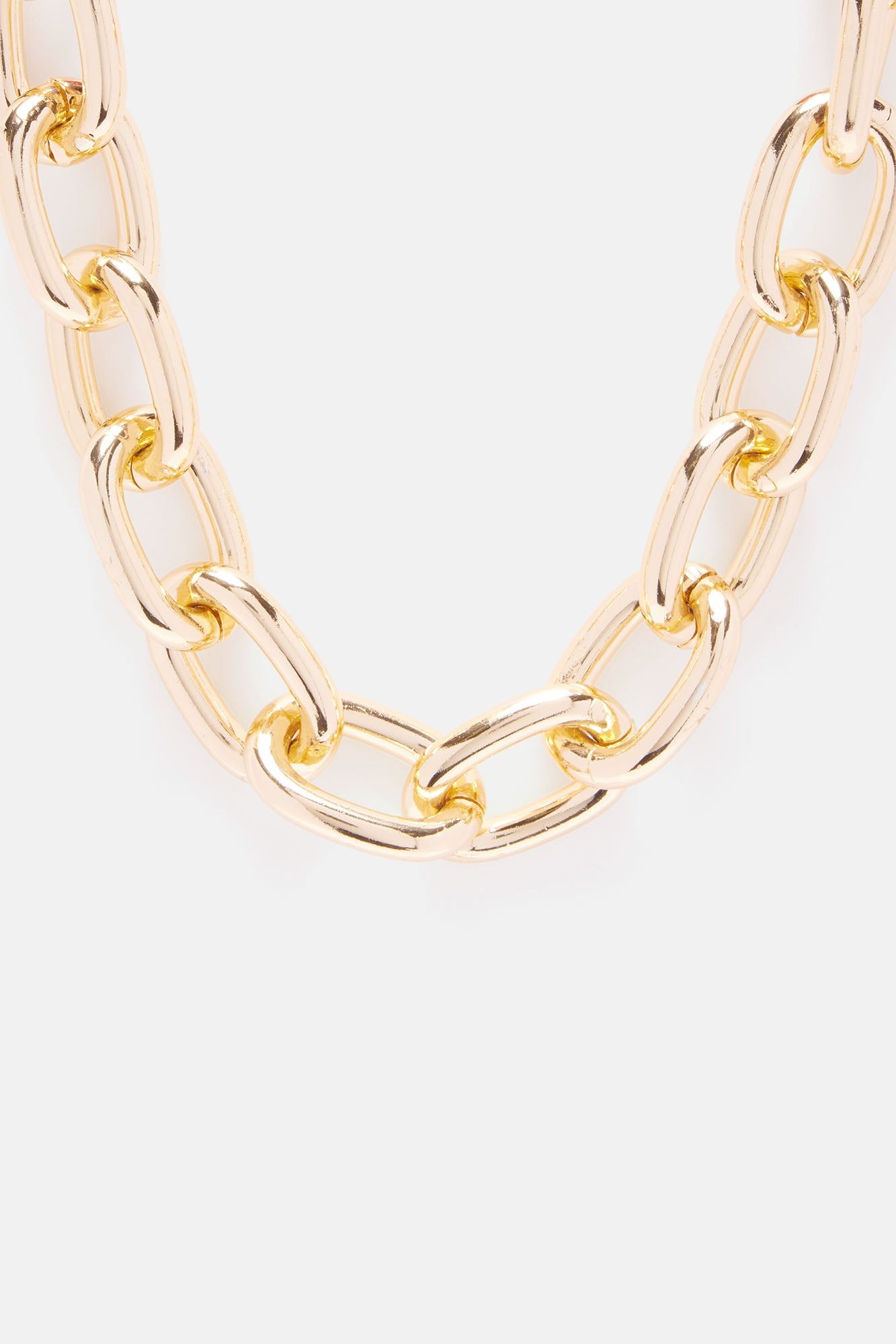 80s Babe Chain Necklace - Gold sold by Fashion Nova product image thumbnail 3
