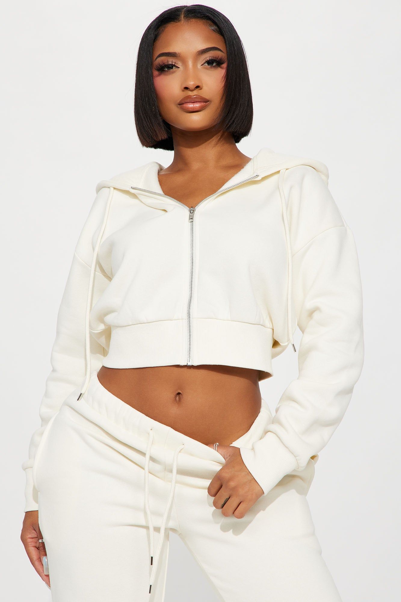 Brianna Jogger Pant Set - Cream sold by Fashion Nova product image thumbnail 2