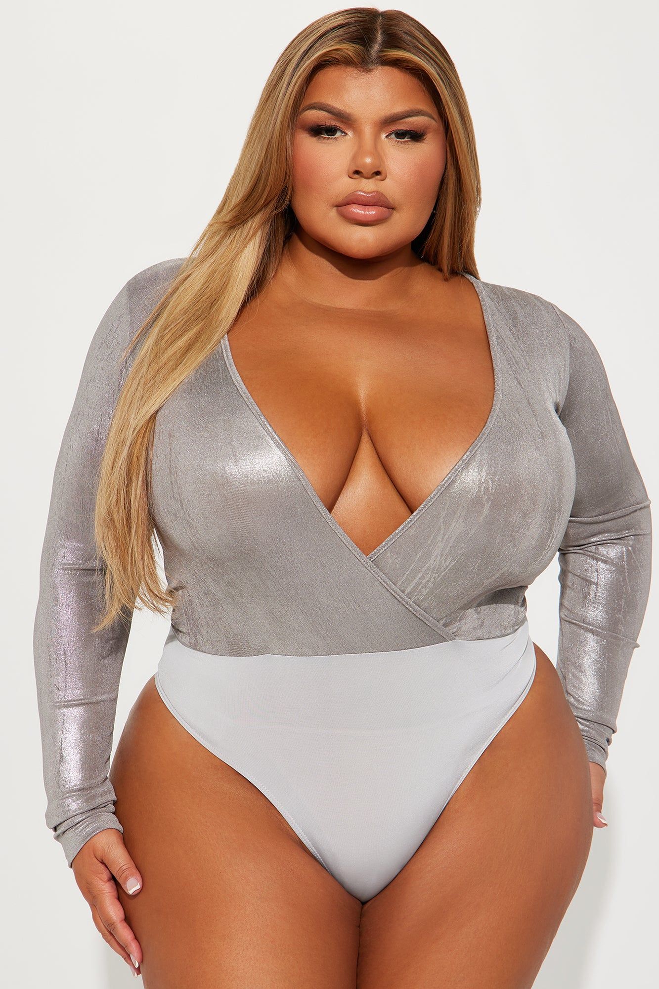 Shimmer And Shine Bodysuit - Silver sold by Fashion Nova product image thumbnail 5