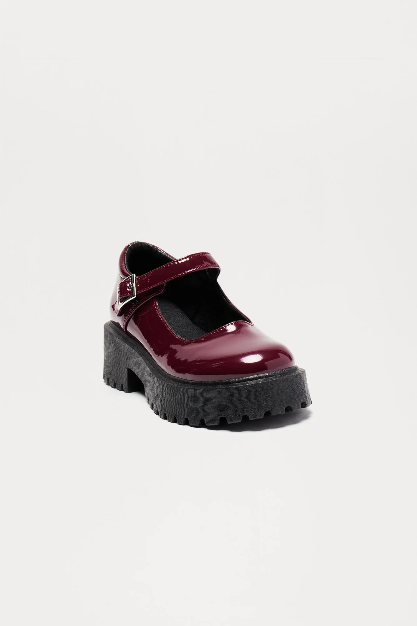Kayce Platform Loafers - Burgundy sold by Fashion Nova product image thumbnail 3