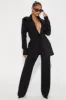 A Different Touch Velvet Blazer - Black sold by Fashion Nova