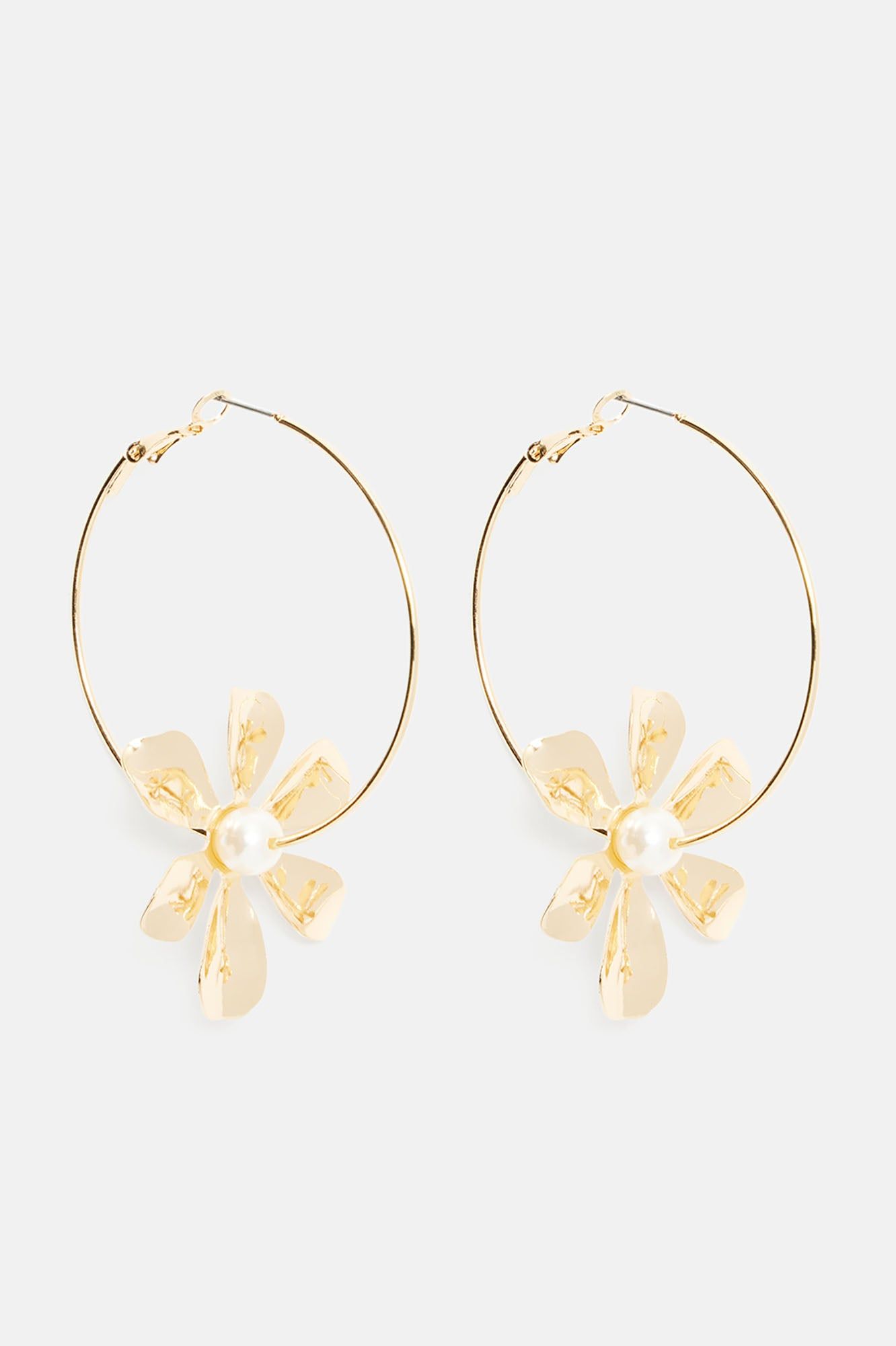 Girly Pop Hoop Earrings - Gold sold by Fashion Nova product image thumbnail 3