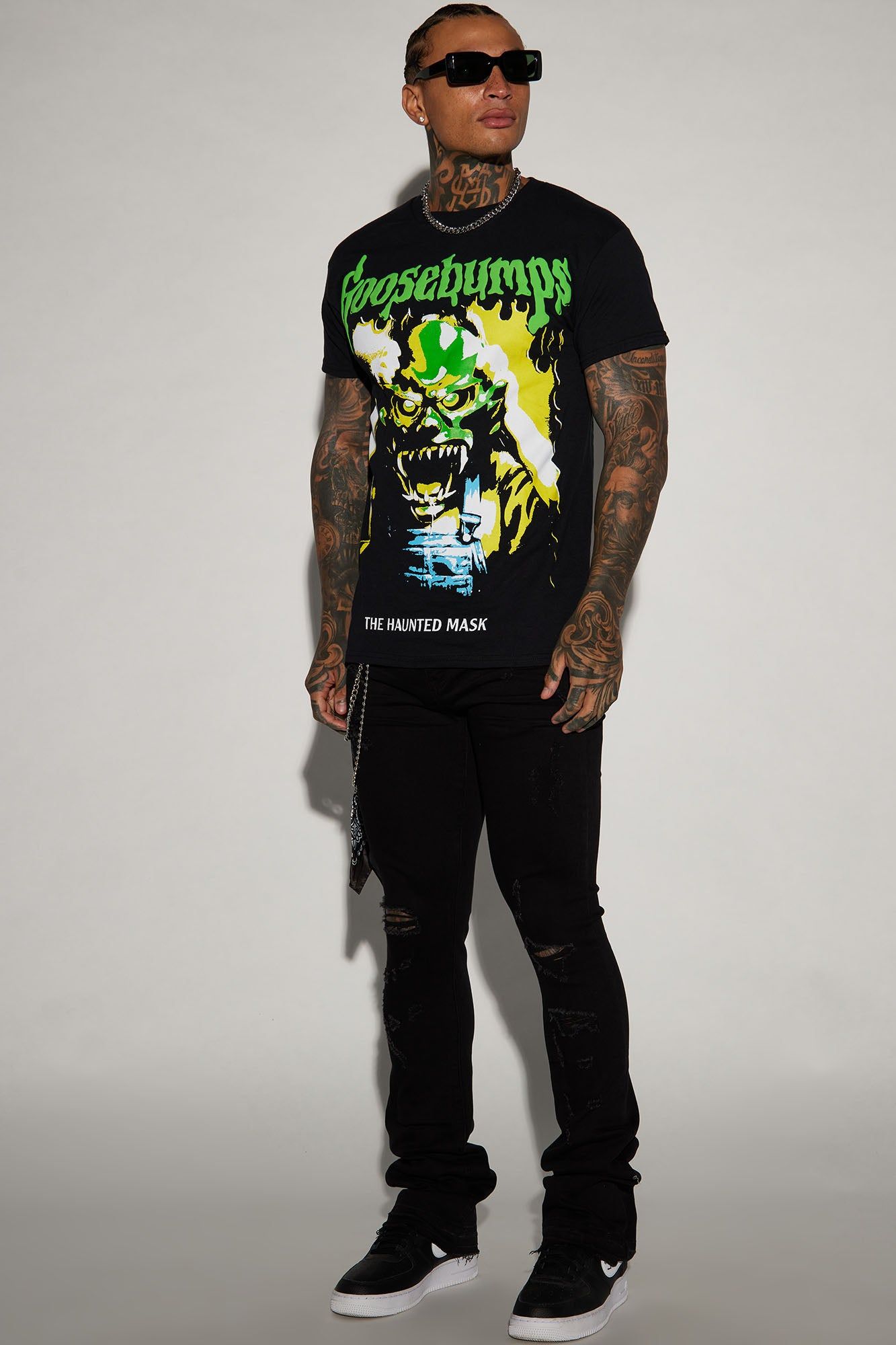 Get It Right Stacked Skinny Flare Jeans - Black sold by Fashion Nova product image thumbnail 3