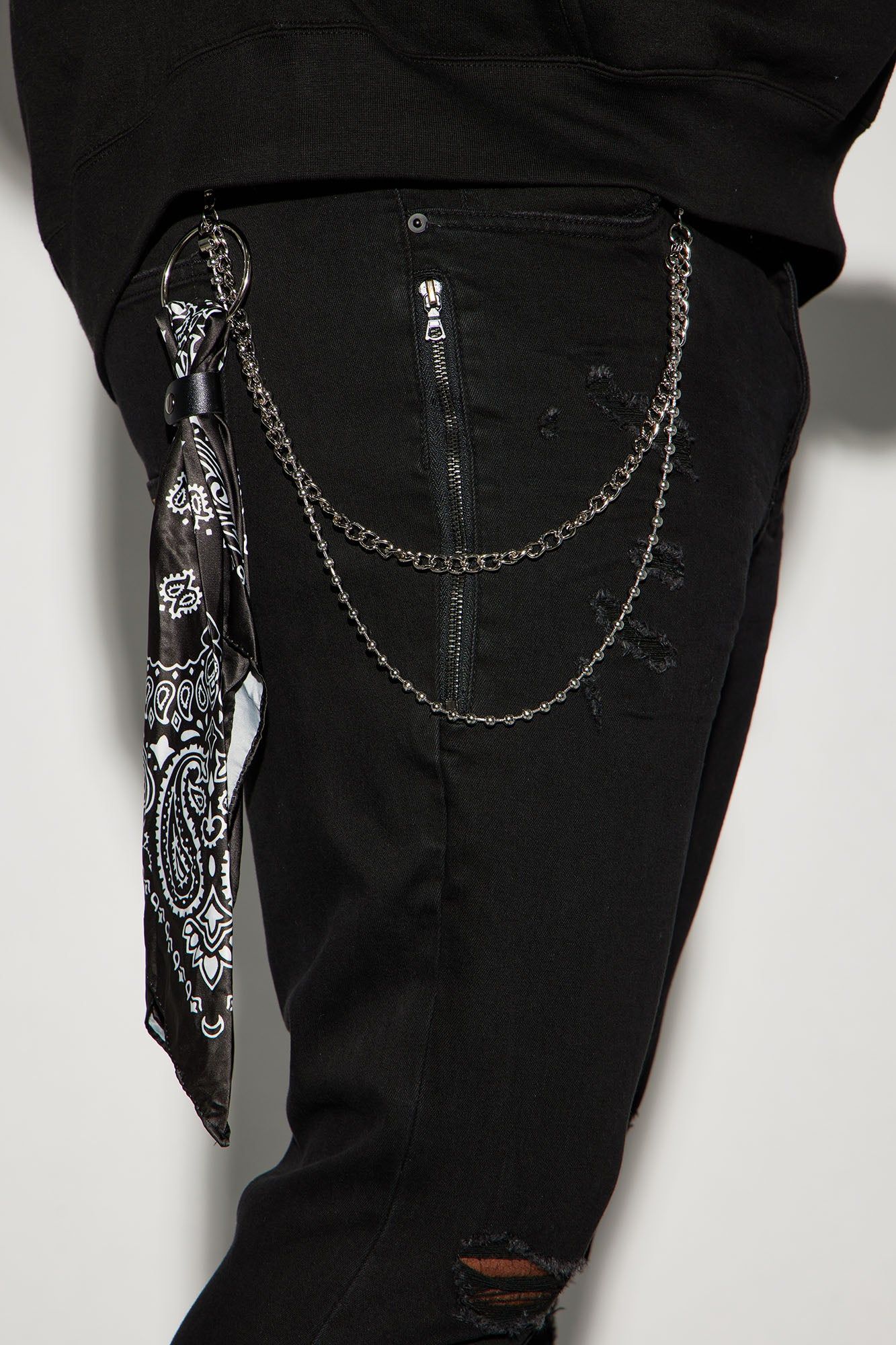 Get It Right Stacked Skinny Flare Jeans - Black sold by Fashion Nova product image thumbnail 8