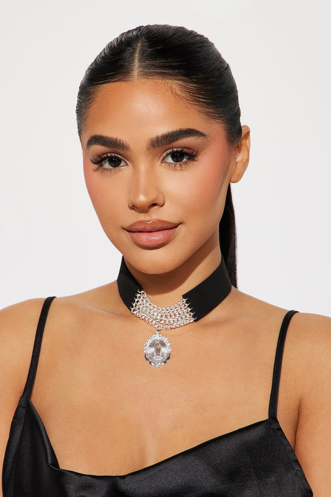 Blessings In Disguise Choker - Black/Silver sold by Fashion Nova product image thumbnail 2