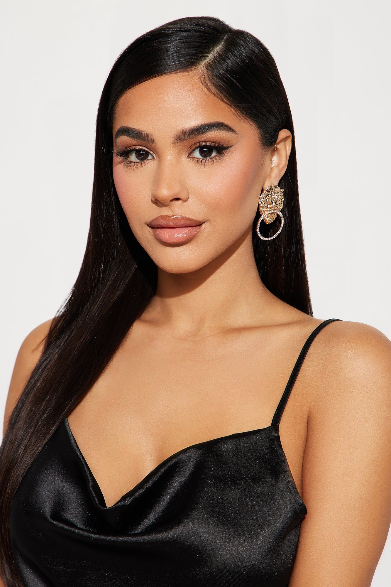 Heart Of A Lion Earrings - Gold sold by Fashion Nova product image thumbnail 2