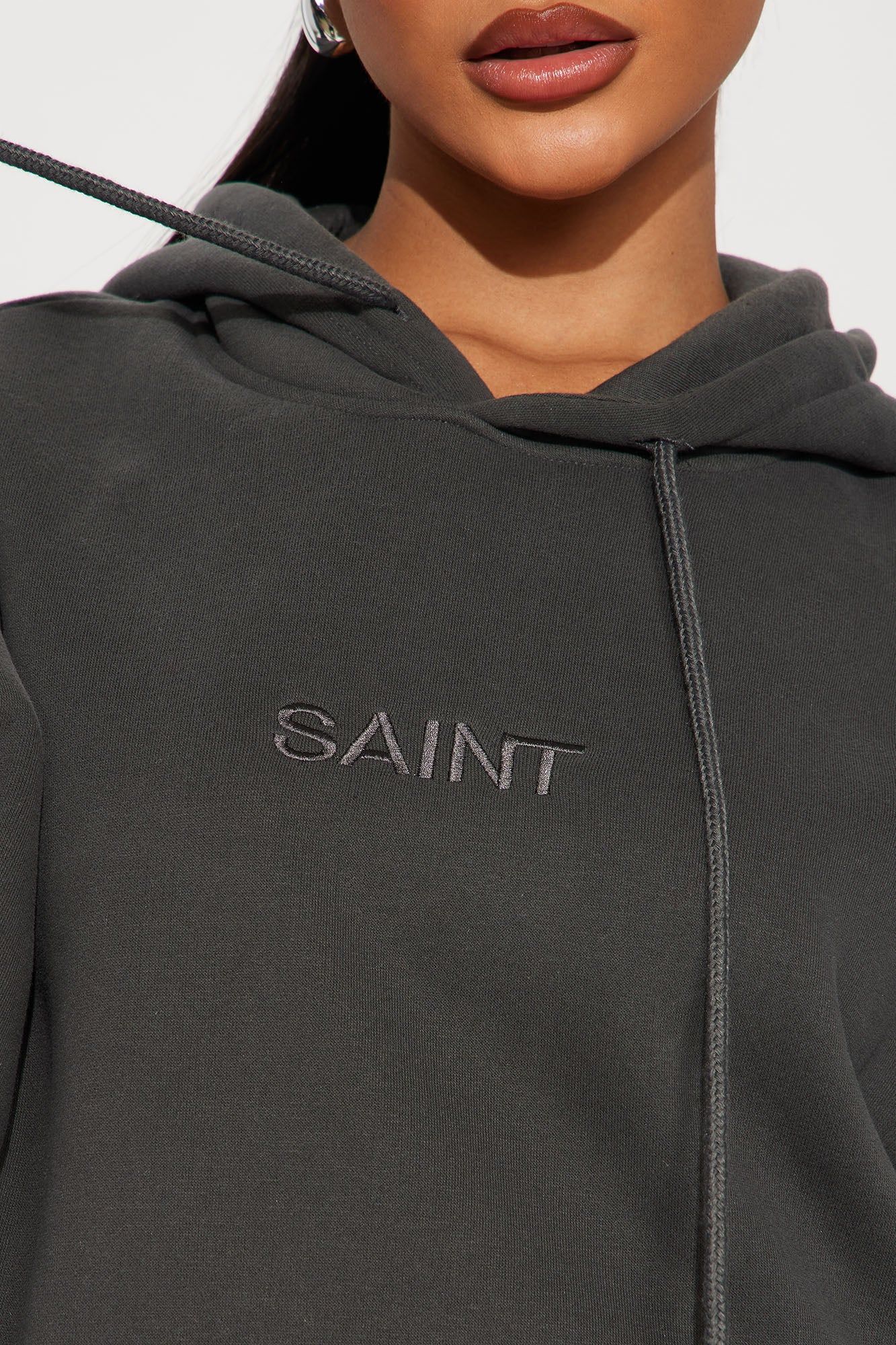 Saint Sweatpant Set - Charcoal sold by Fashion Nova product image thumbnail 3