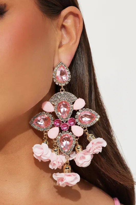 Magic Beauty Earrings - Pink sold by Fashion Nova