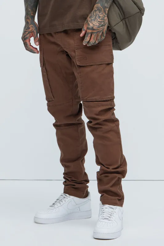 Allen Cargo Pants - Brown sold by Fashion Nova