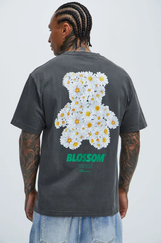 Blossom Bear Short Sleeve Tee - Black sold by Fashion Nova