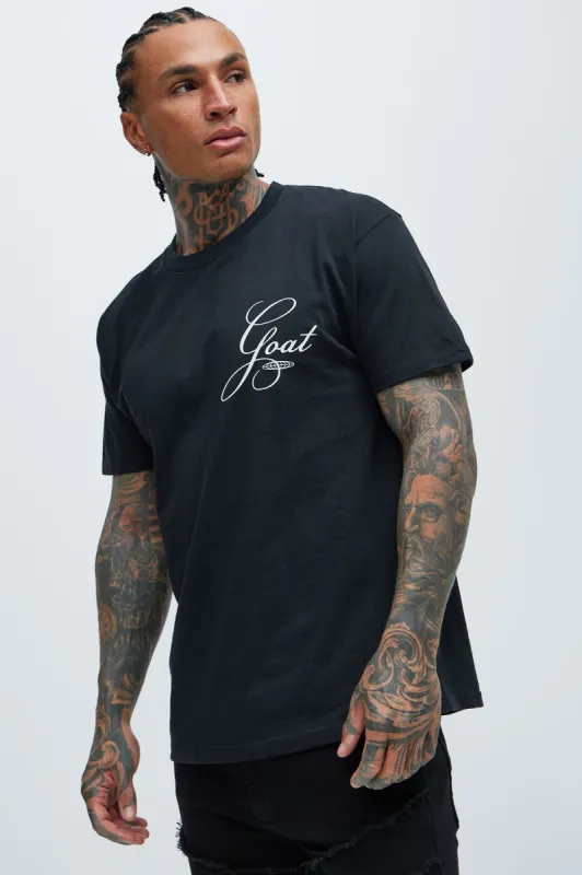 GOAT Global Short Sleeve Tee - Black sold by Fashion Nova