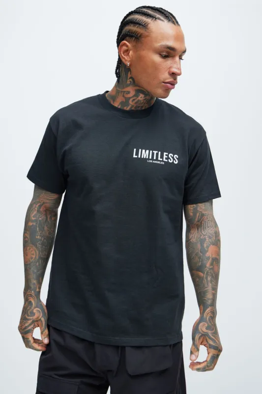 Official Limitless Short Sleeve Tee - Black sold by Fashion Nova