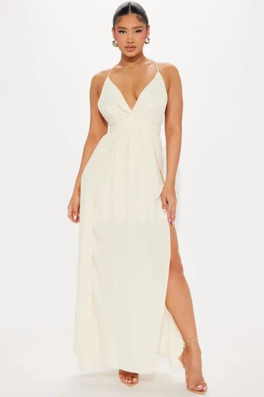 Maddox Maxi Dress - Ivory sold by Fashion Nova