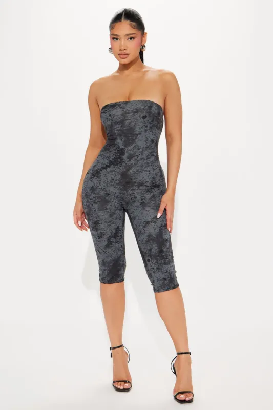 Chelsea Capri Jumpsuit - Black sold by Fashion Nova