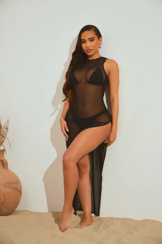 Girls Like Me 3 Piece Bikini Set - Black sold by Fashion Nova