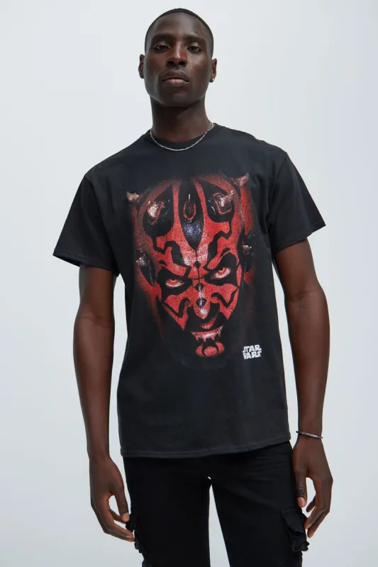Star Wars I Am Darth Maul Short Sleeve Tee - Black sold by Fashion Nova
