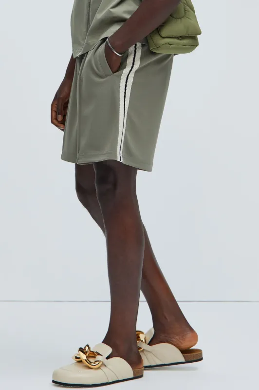 Dennis Relaxed Shorts - Olive sold by Fashion Nova