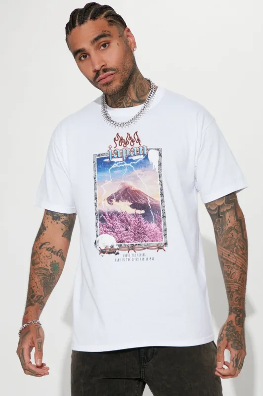 Fire Japan Short Sleeve Tee - White made by Fashion Nova