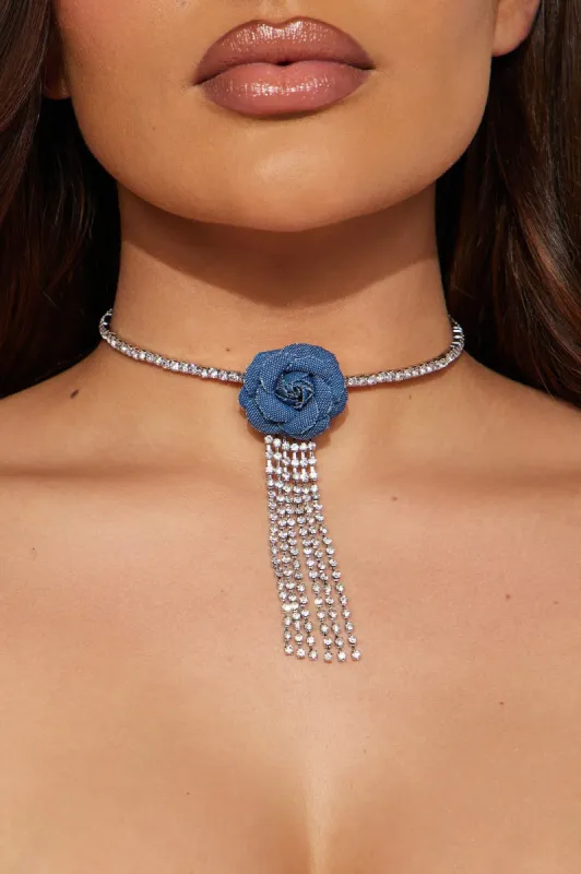 Stem From Beauty Choker - Silver sold by Fashion Nova