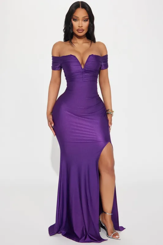 Take A Look Gown - Purple sold by Fashion Nova