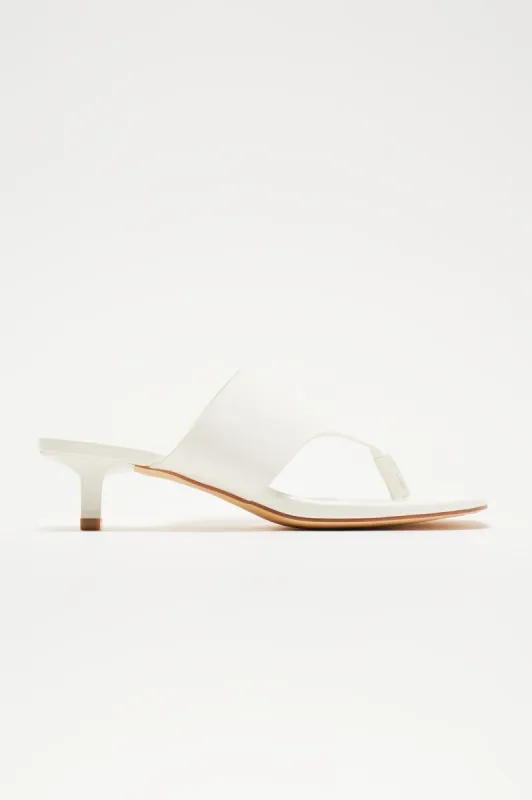 So Compatible Kitten Heels - White sold by Fashion Nova