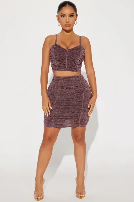 Sweet Like Candy Skirt Set - Pink sold by Fashion Nova