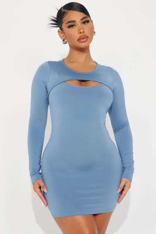 Zoey 2 Piece Dress Set - Blue sold by Fashion Nova