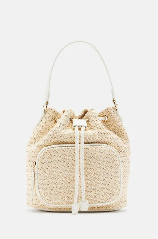 Capri Getaway Handbag - Natural/Combo sold by Fashion Nova