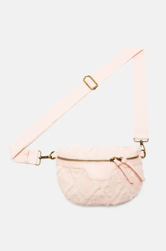 Can't Have Enough Denim Fanny Pack - Pink sold by Fashion Nova