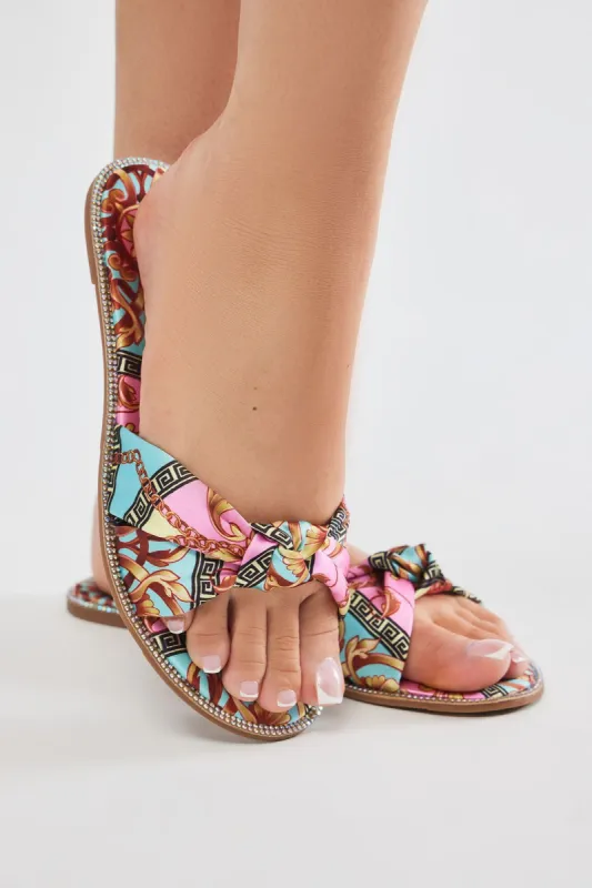 Evie Slides - Multi Color sold by Fashion Nova