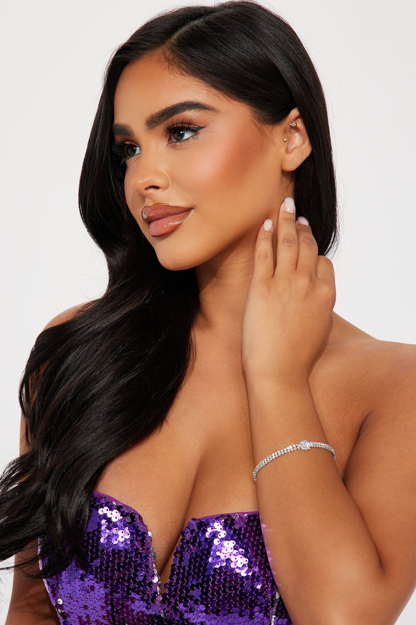 Embellished Babe Bracelet - Silver sold by Fashion Nova product image thumbnail 2