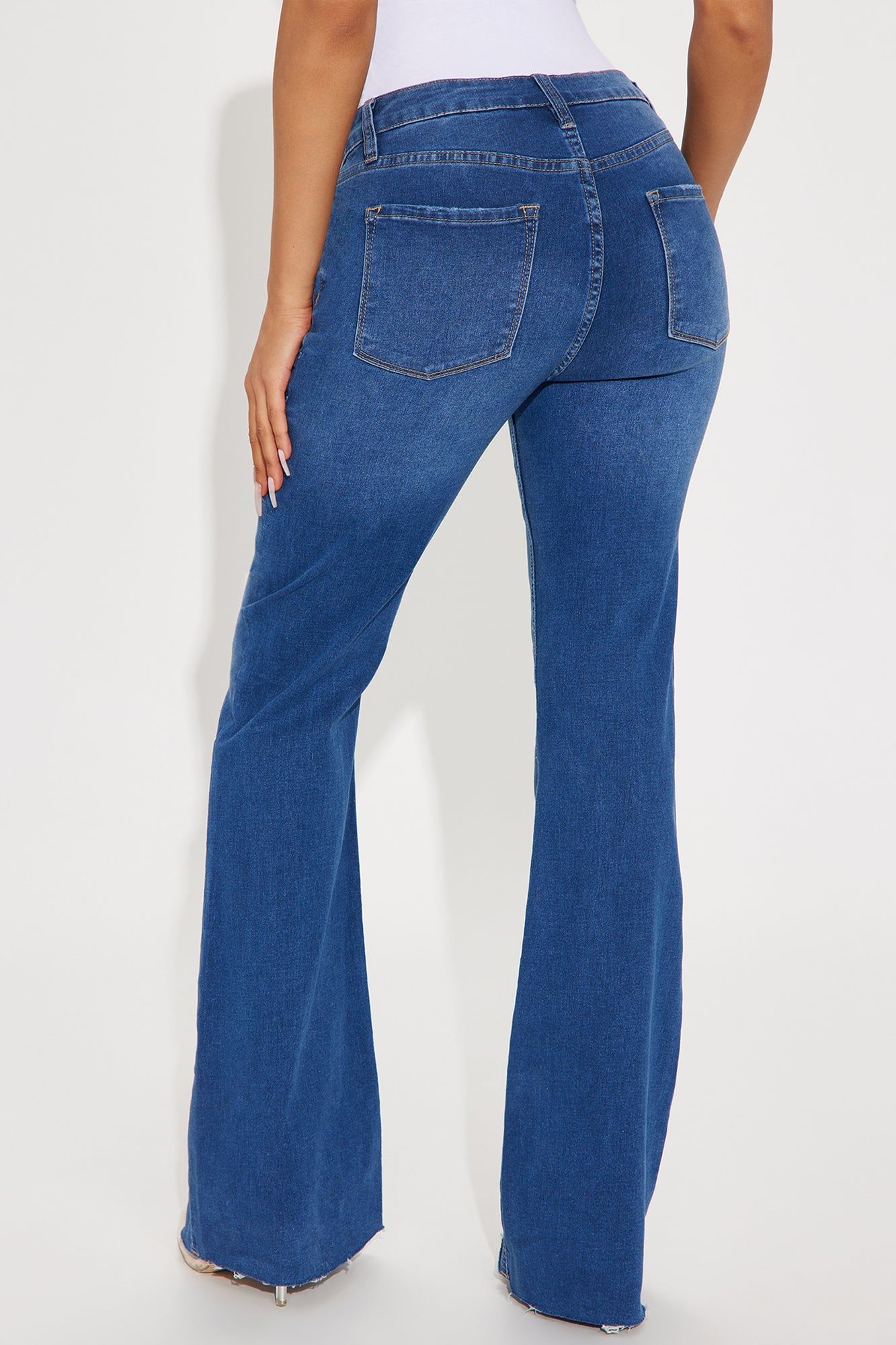 Taking Action Stretch Flare Jeans - Medium Wash sold by Fashion Nova product image thumbnail 3