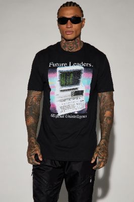 Future Leaders Short Sleeve Tee - Black sold by Fashion Nova