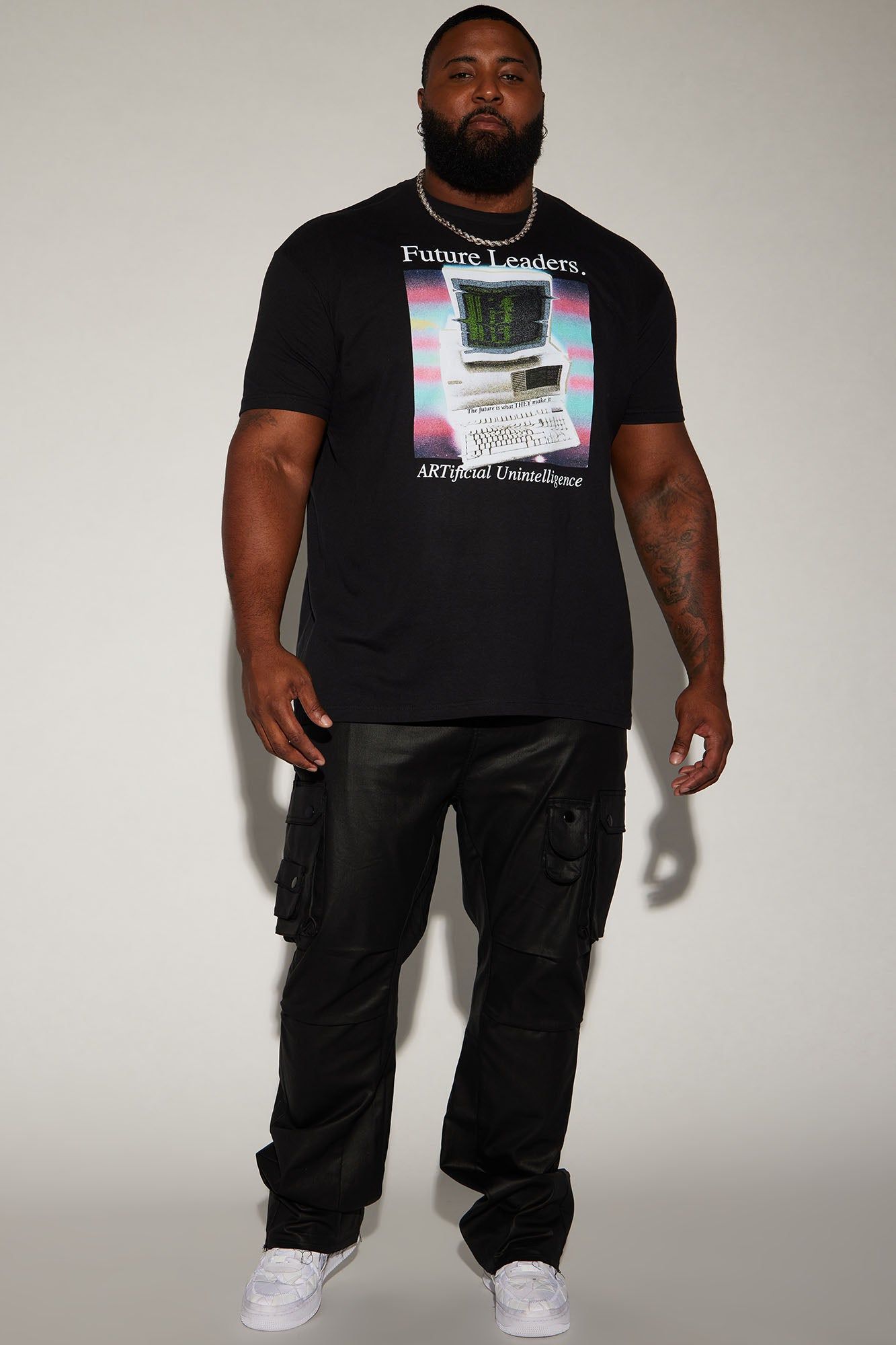 Future Leaders Short Sleeve Tee - Black sold by Fashion Nova product image thumbnail 5