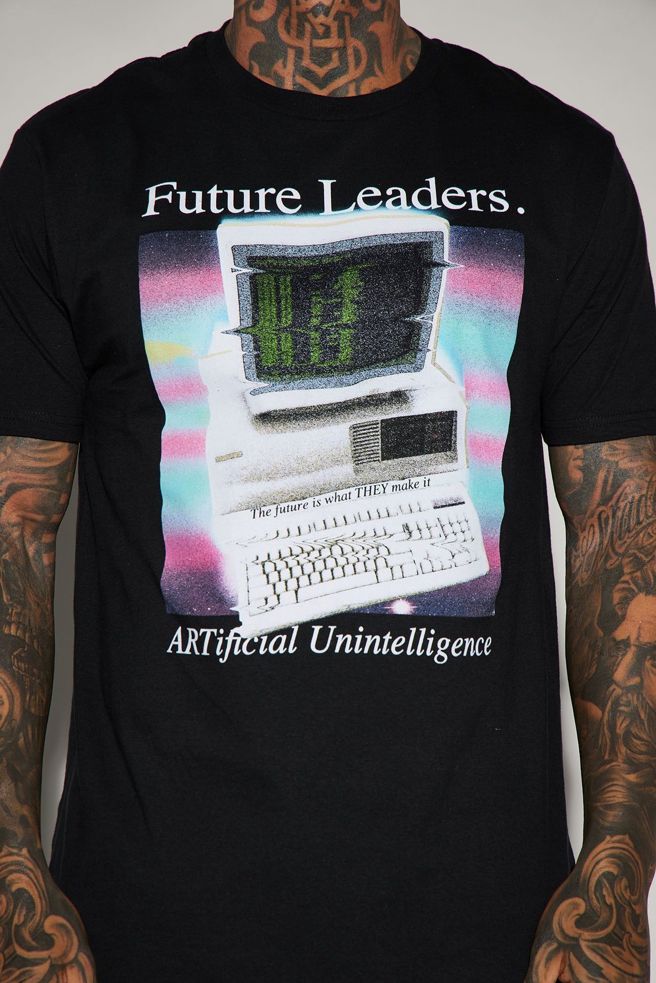 Future Leaders Short Sleeve Tee - Black sold by Fashion Nova product image thumbnail 3