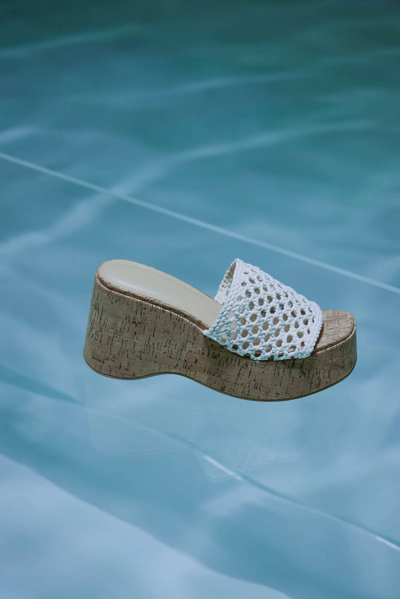 Set The Vibe Wedges - Beige sold by Fashion Nova