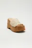 Set The Vibe Wedges - Beige sold by Fashion Nova