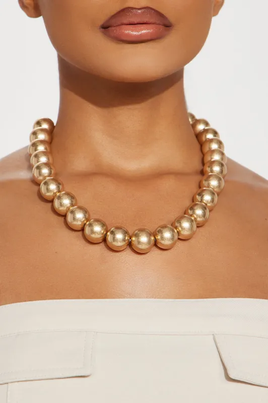 Sudden Serendipity Necklace - Antique Gold sold by Fashion Nova