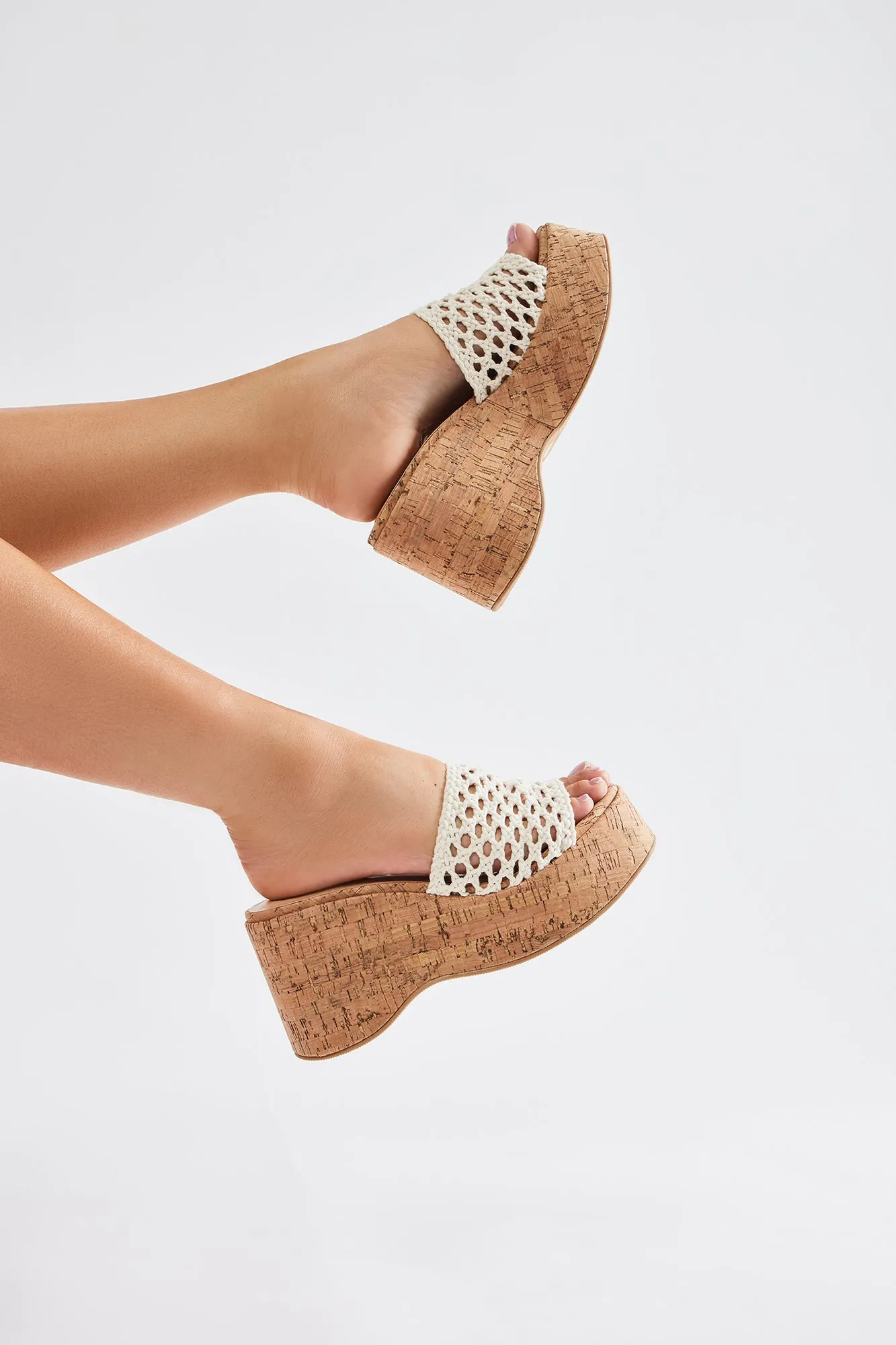 Set The Vibe Wedges - Beige sold by Fashion Nova product image thumbnail 4