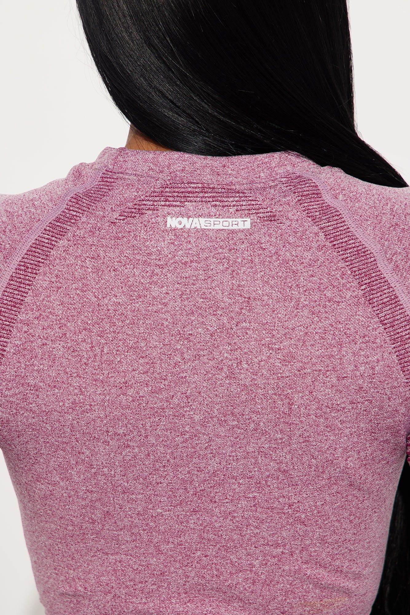 Trailblazer Infinity Seamless Shaping Active Top - Plum sold by Fashion Nova product image thumbnail 4