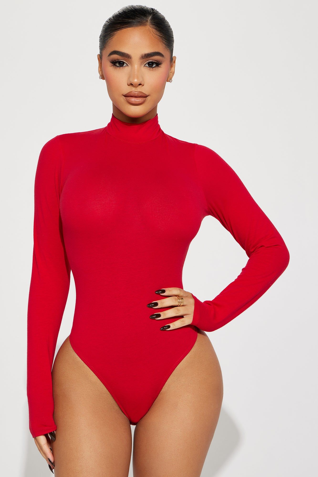 Juno Bodysuit - Red sold by Fashion Nova