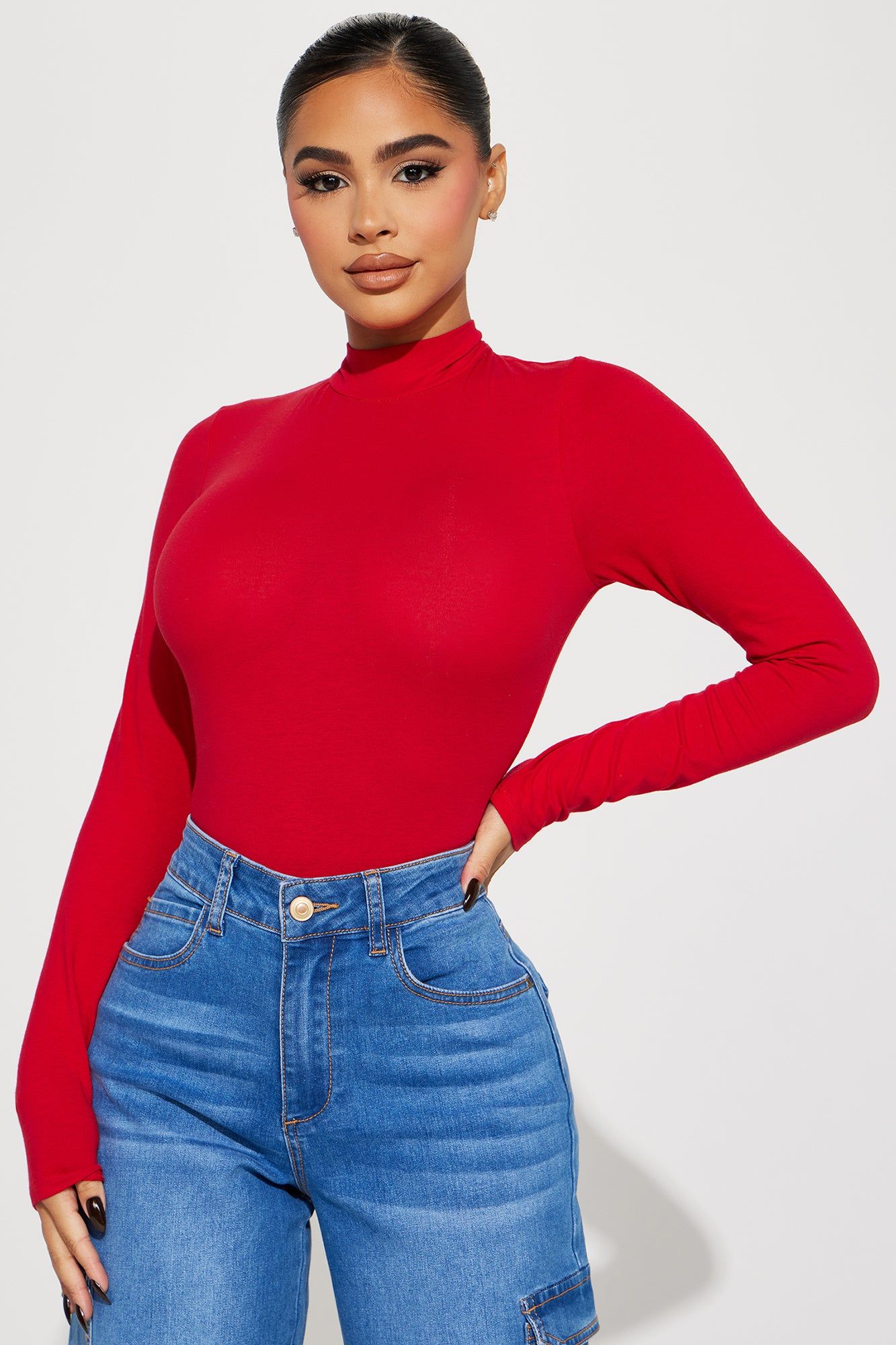 Juno Bodysuit - Red sold by Fashion Nova product image thumbnail 3